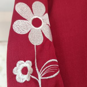 پیراهن آستین بلند یقه گرد دخترانه الگومی مدل پری گل کد RD