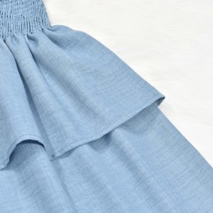ست نیم تنه و دامن راحتی زنانه دل آویز مدل H464
