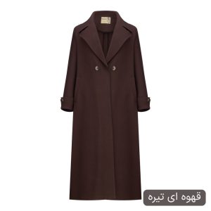 مانتو روی زانو زنانه السانا مدل وارش کد 2596