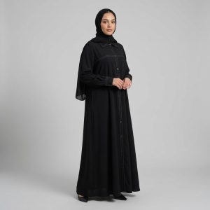 مانتو عبایی زنانه مدل اسپرت یقه دار