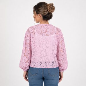 شومیز زنانه آستین بلند مدل گیپوری