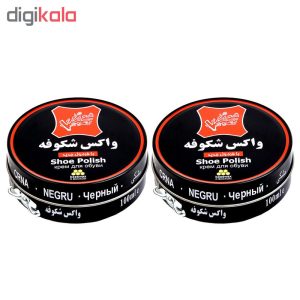 واکس کفش شکوفه کد 02 بسته 2 عددی