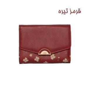 کیف پول زنانه پرتیزس مدل PT25-2275F طرح گل‌های بهاری کد 2020089