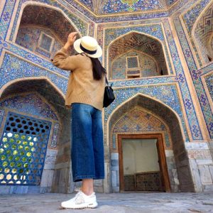 شلوار جین زنانه واید لگ مدل زیرزانو Netto