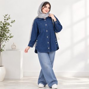 شکت جین زنانه مدل 87655
