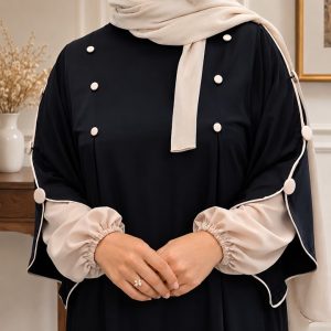 مانتو عبایی زنانه مدل دکمه دار