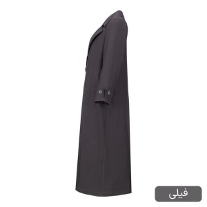 مانتو روی زانو زنانه السانا مدل وارش کد 2596