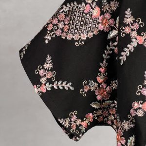 بامبر آستین کوتاه زنانه مدل سوزندوزی هندی کد AK1673