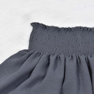 ست نیم تنه و دامن راحتی زنانه دل آویز مدل H464