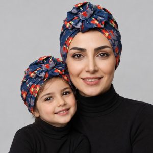 توربان طرح گلدار مدل TGOL202A مجموعه 2 عددی