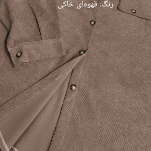 مانتو زنانه مخمل ساده مدل 113210