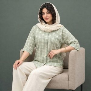 شومیز زنانه ژاکارد مدل رها