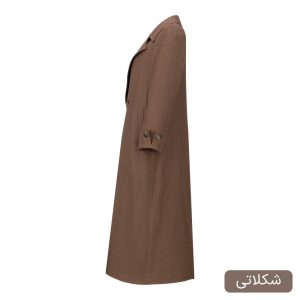 مانتو روی زانو زنانه السانا مدل وارش کد 2596