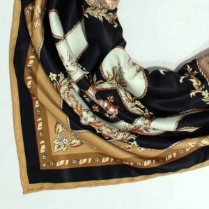 روسری زنانه آنالیا مدل ابریشم توییل بهاره کد 9802