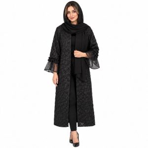 مانتو زنانه جلو باز مدل مجلسی کد 01