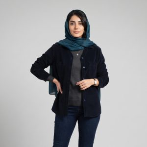 شومیز آستین بلند یقه برگردان زنانه آی تک مدل 2017