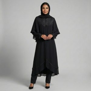 مانتو مجلسی بلند زنانه مدل حریرا