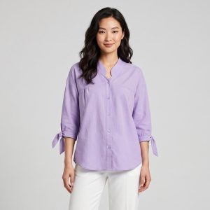 شومیز زنانه طرح پاپیون کد050