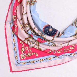 روسری زنانه آنالیا مدل ابریشم توییل بهاره کد 9802