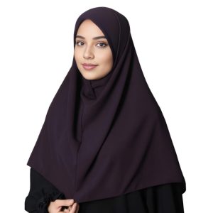 مقنعه مدل کرپ ساده 100
