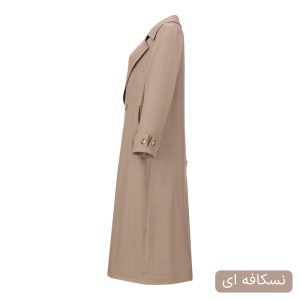 مانتو روی زانو زنانه السانا مدل وارش کد 2596
